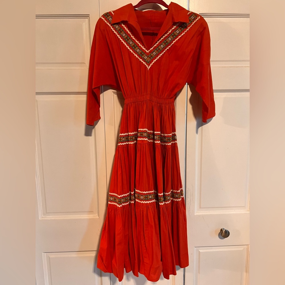 Vintage Western Patio Dress